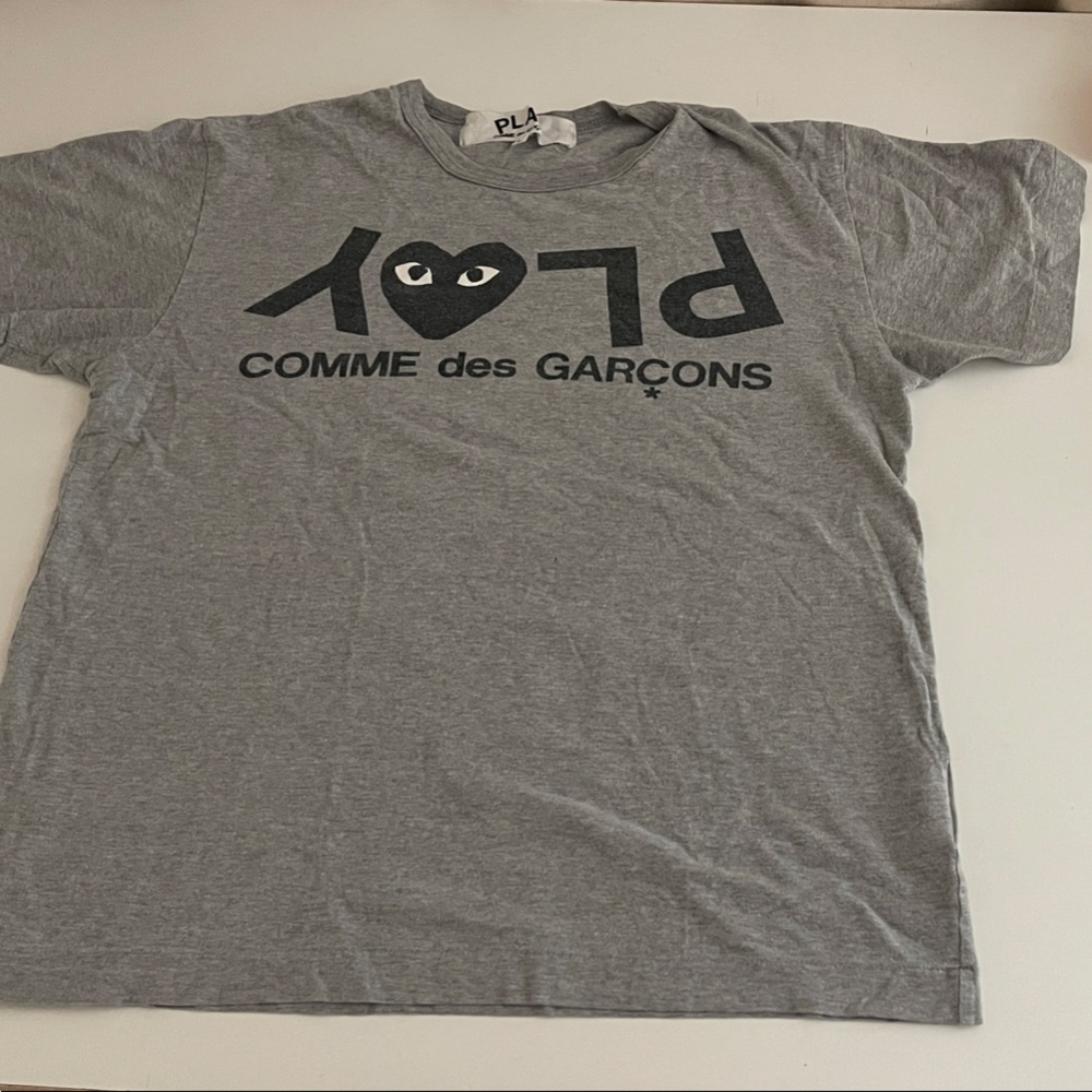 Comme des Garcons Tee with Black Heart Logo